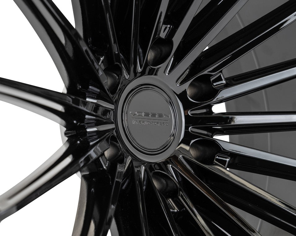 22" Vossen HFX4 Gloss Black 22x12 Concave Wheels Rims Fits Ford F150 2021 and Up