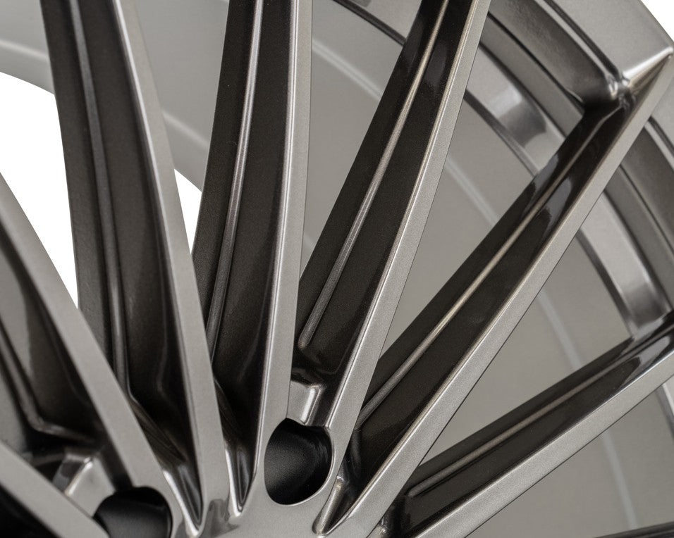 22" Vossen HFX4 Gloss Gunmetal 22x9.5 Concave Wheels Fits Chevrolet Suburban