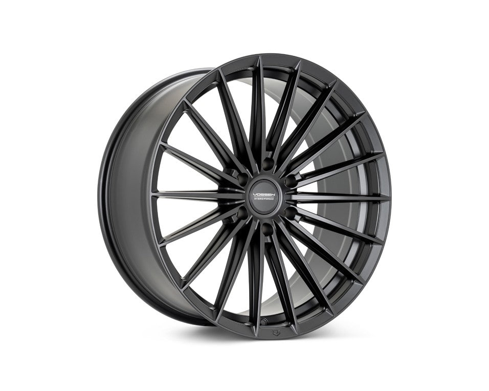 22" Vossen HFX4 Satin Black 22x9.5 Concave Wheels Rims Fits RAM 1500