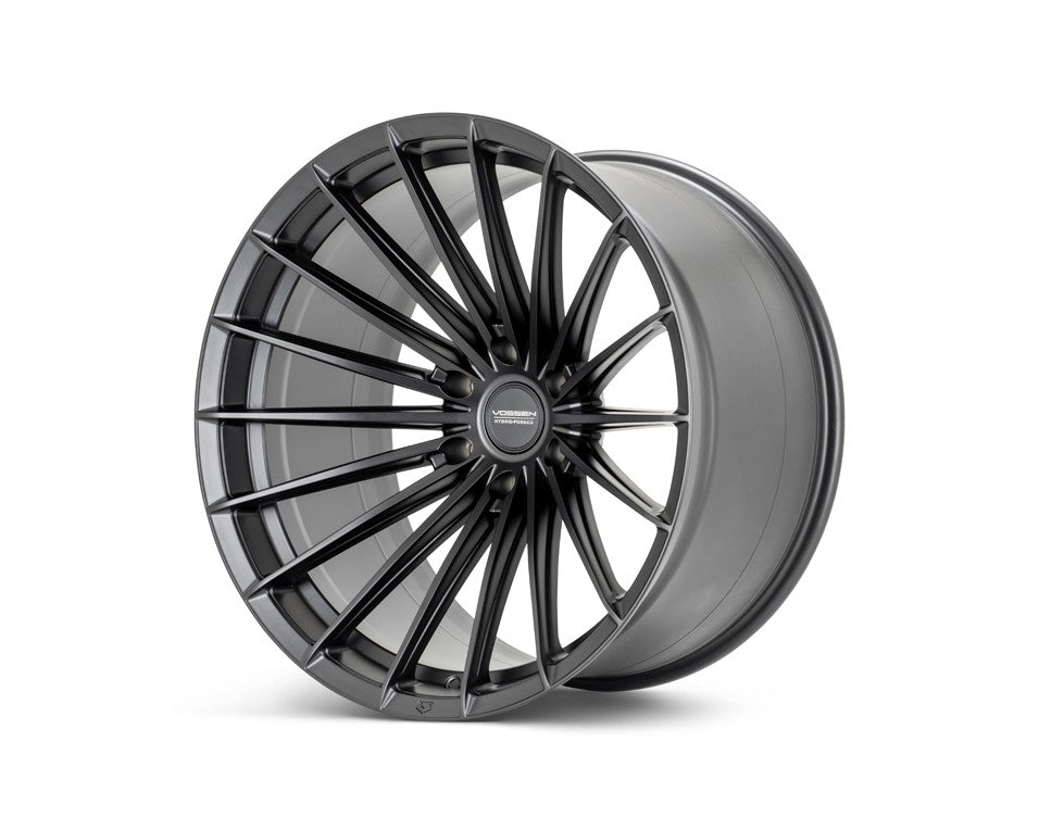 22" Vossen HFX4 Satin Black 22x12 Concave Wheels Rims Fits Ford F150 2021 and Up