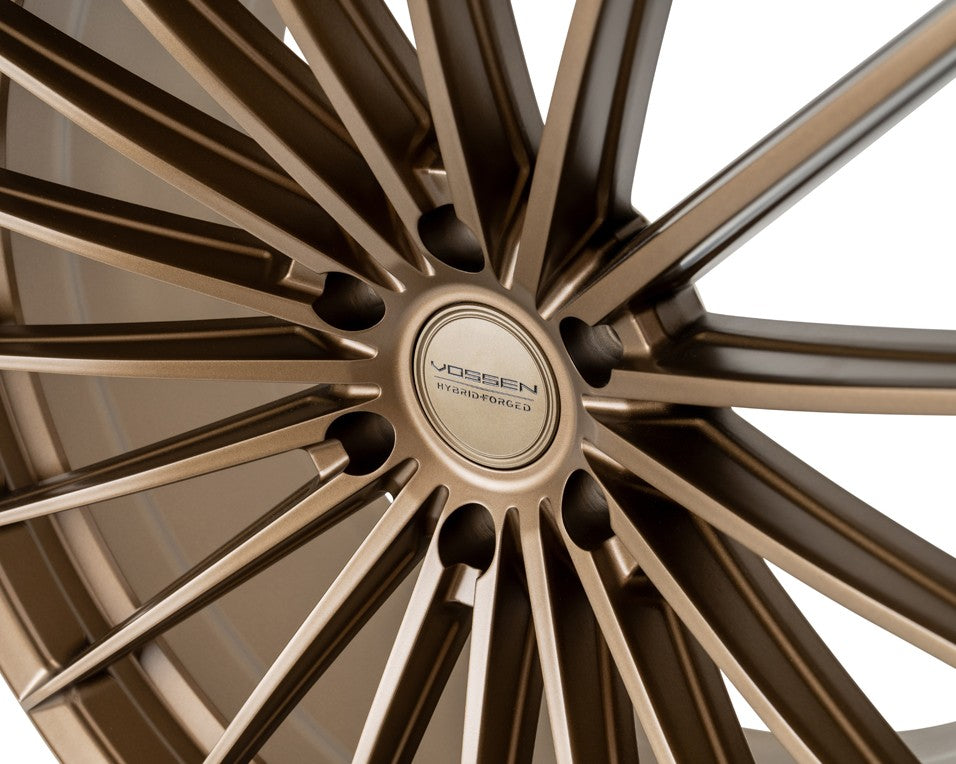 22" Vossen HFX4 Satin Bronze 22x9.5 Concave Wheels Rims Fits Cadillac Escalade