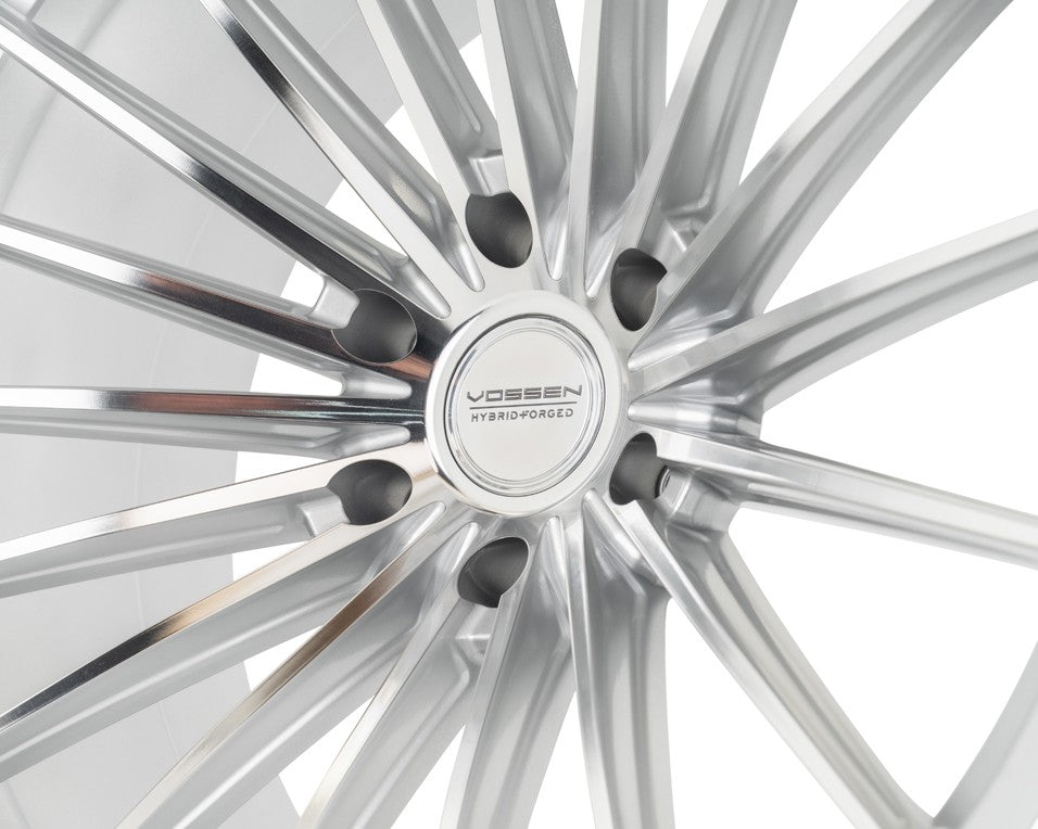 22" Vossen HFX4 Silver Polished 22x12 Concave Wheels Fits Ford F150 2021 and Up
