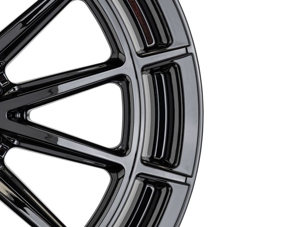 22" Vossen HFX5 Gloss Black 22x12 Concave Wheels Rims Fits Ford F150 2021 and Up