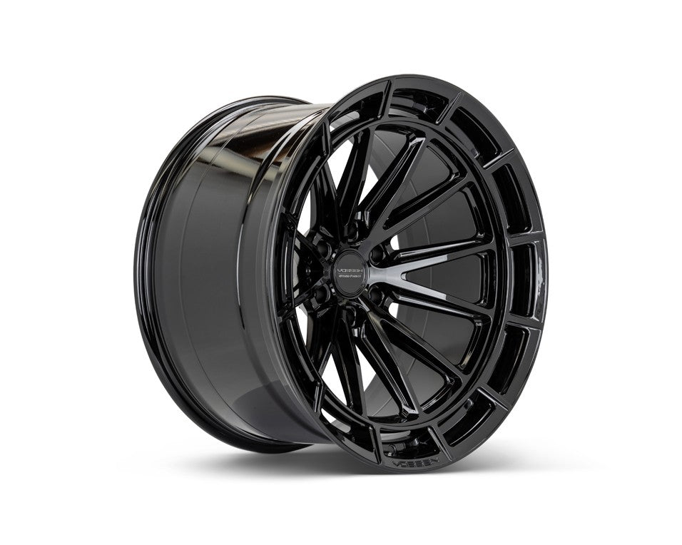 22" Vossen HFX5 Gloss Black 22x12 Concave Wheels Rims Fits Ford F150 2021 and Up