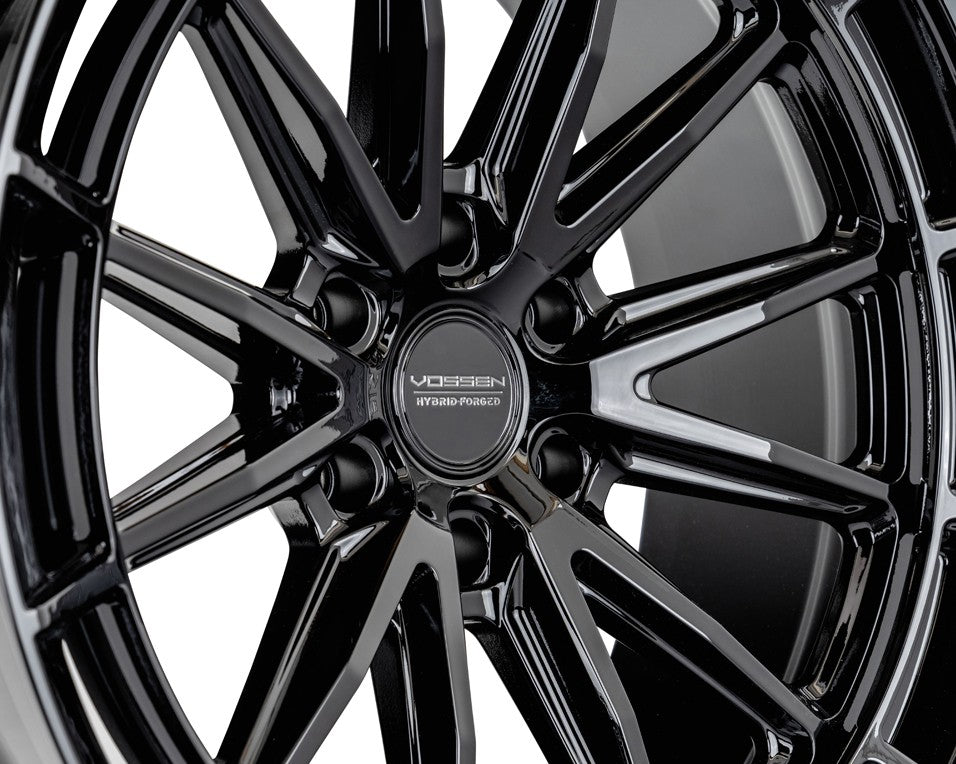 24" Vossen HFX5 Gloss Black 24x10 Concave Wheels Rims Fits Jeep Wagoneer