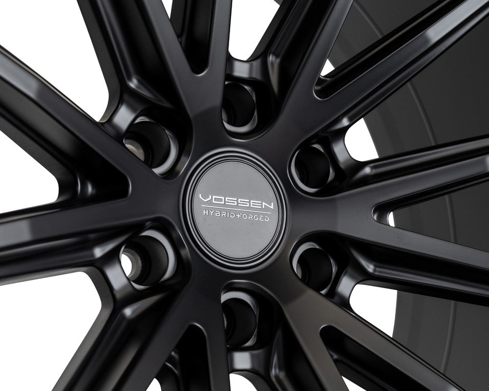 22" Vossen HFX5 Satin Black 22x12 Concave Wheels Rims Fits RAM 1500 TRX
