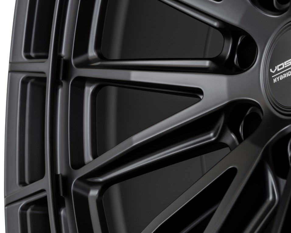 22" Vossen HFX5 Satin Black 22x12 Concave Wheels Rims Fits RAM 1500 TRX
