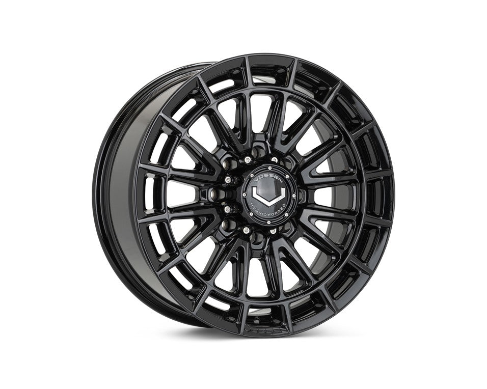 20" Vossen HFX5 Gloss Black 20x9 Wheels Fits Chevy Silverado 2500HD 3500HD