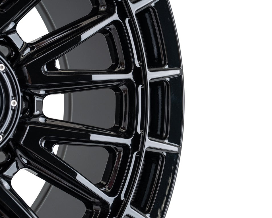 20" Vossen HFX5 Gloss Black 20x10 Concave Wheels Fits Ford F250 F350 Super Duty
