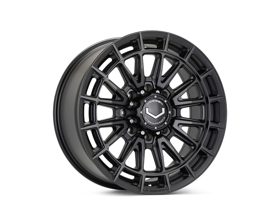 20" Vossen HFX5 Satin Black 20x9 Wheels Fits Chevy Silverado 2500HD 3500HD