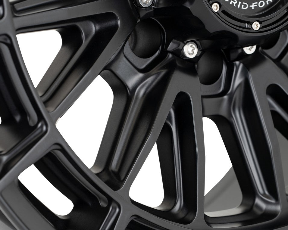 20" Vossen HFX5 Satin Black 20x9 Concave Wheels Rims Fits Dodge Ram 2500 3500