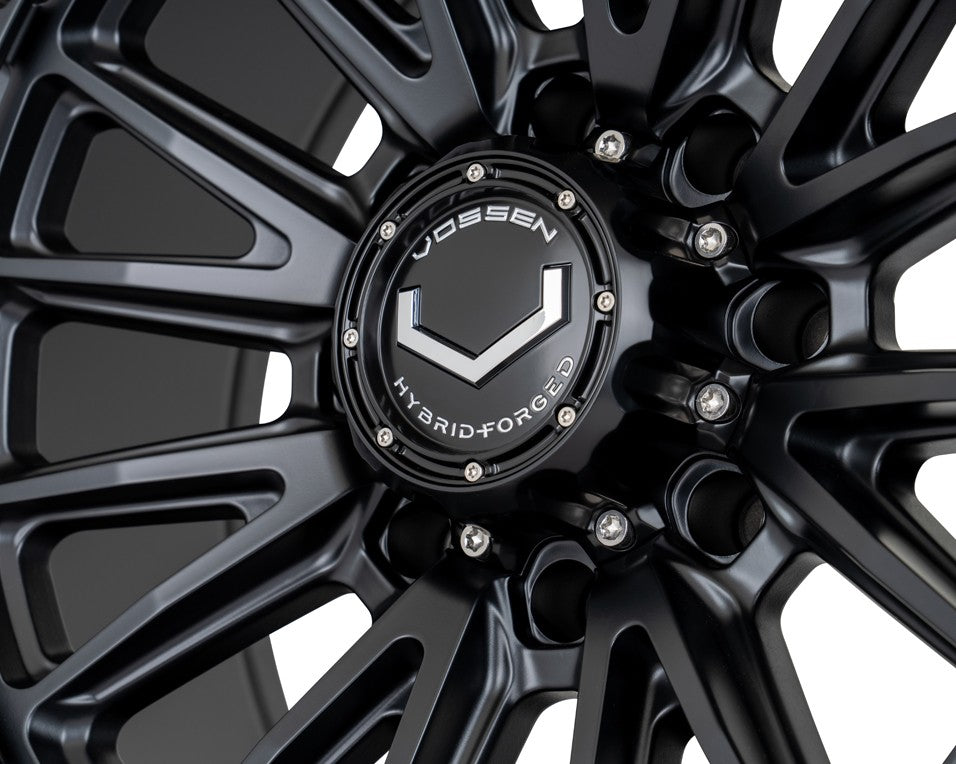 20" Vossen HFX5 Satin Black 20x10 Concave Wheels Rims Fits RAM 2500 3500