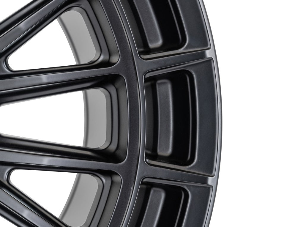 24" Vossen HFX5 Satin Black 24x12 Concave Wheels Rims Fits Dodge Ram 2500 3500