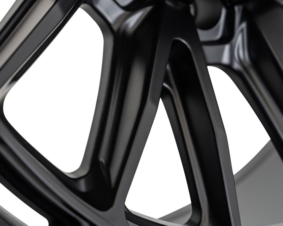24" Vossen HFX5 Satin Black 24x12 Concave Wheels Rims Fits Dodge Ram 2500 3500