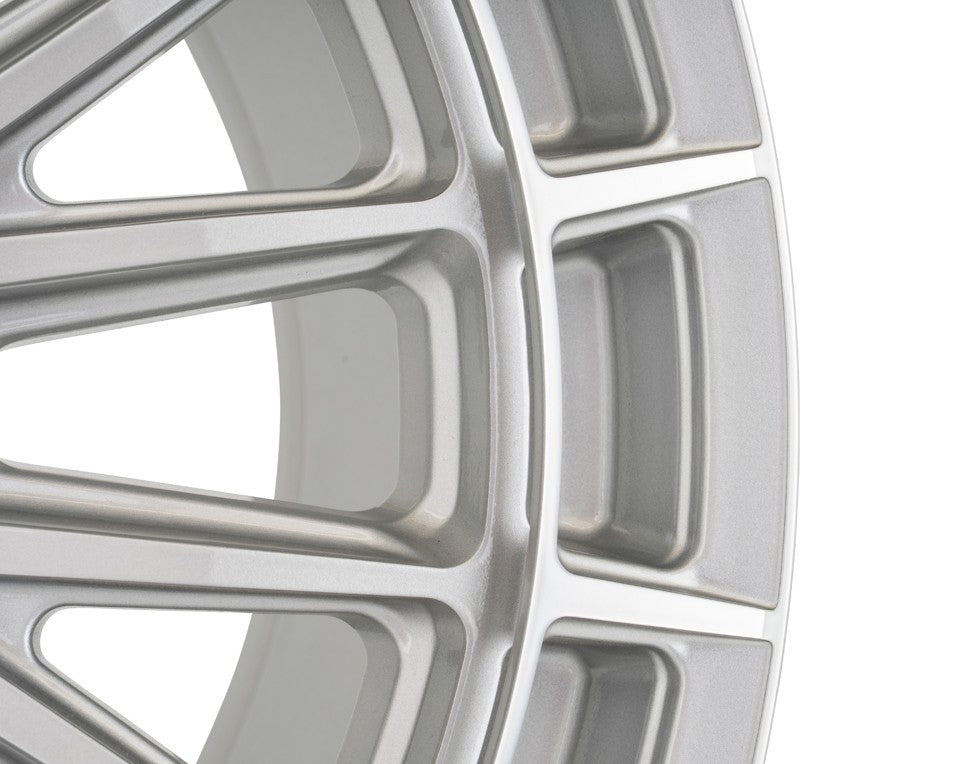 20" Vossen HFX5 Silver Polished 20x10 Wheels Fits Chevy Silverado 2500HD 3500HD