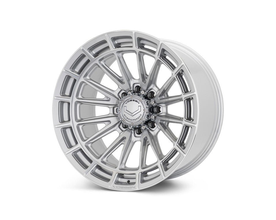 24" Vossen HFX5 Silver Polished 24x12 Concave Wheels Rims Fits RAM 2500 3500