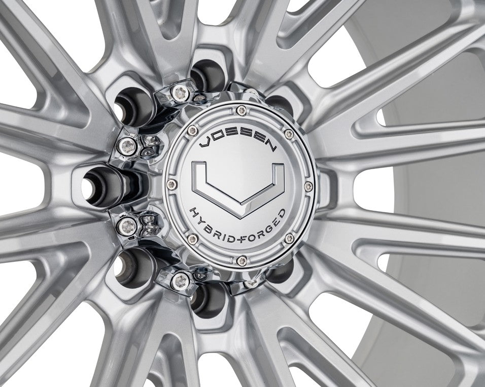 24" Vossen HFX5 Silver Polished 24x12 Wheels Fits GMC Sierra 2500HD 3500HD