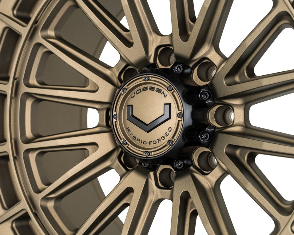 22" Vossen HFX5 Terra Bronze 22x10 Concave Wheels Fits GMC Sierra HD 2001-2010