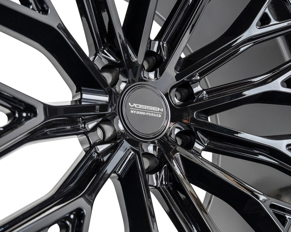 20" Vossen HFX6 Gloss Black 20x9.5 Concave Wheels Rims Fits RAM 1500