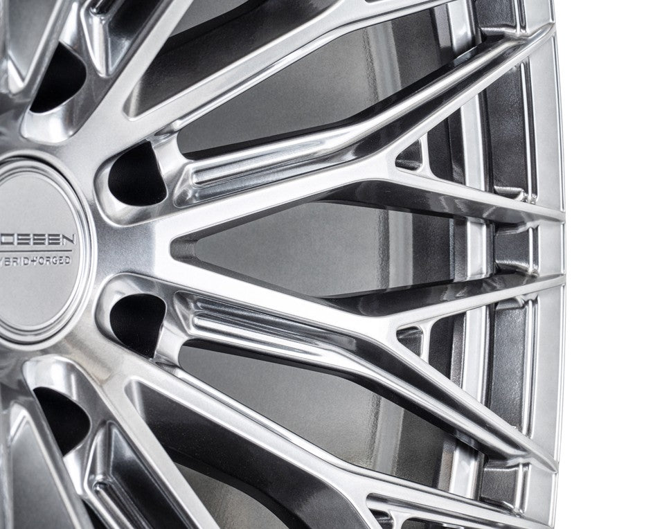 24" Vossen HFX6 Hyper Gunmetal 24x10 Concave Wheels Rims Fits Chevrolet Suburban