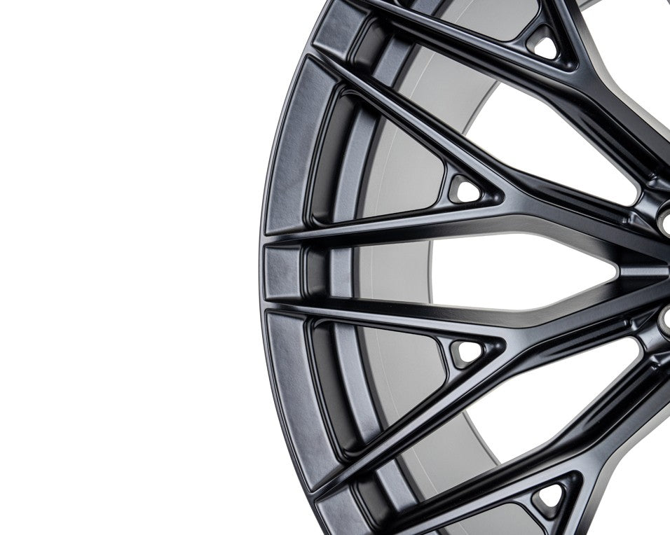 22" Vossen HFX6 Satin Black 22x9.5 Concave Wheels Fits Toyota Sequoia 2nd Gen