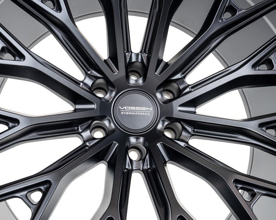 17" Vossen HFX6 Satin Black 17x9 Concave Wheels Rims Fits Ford Ranger