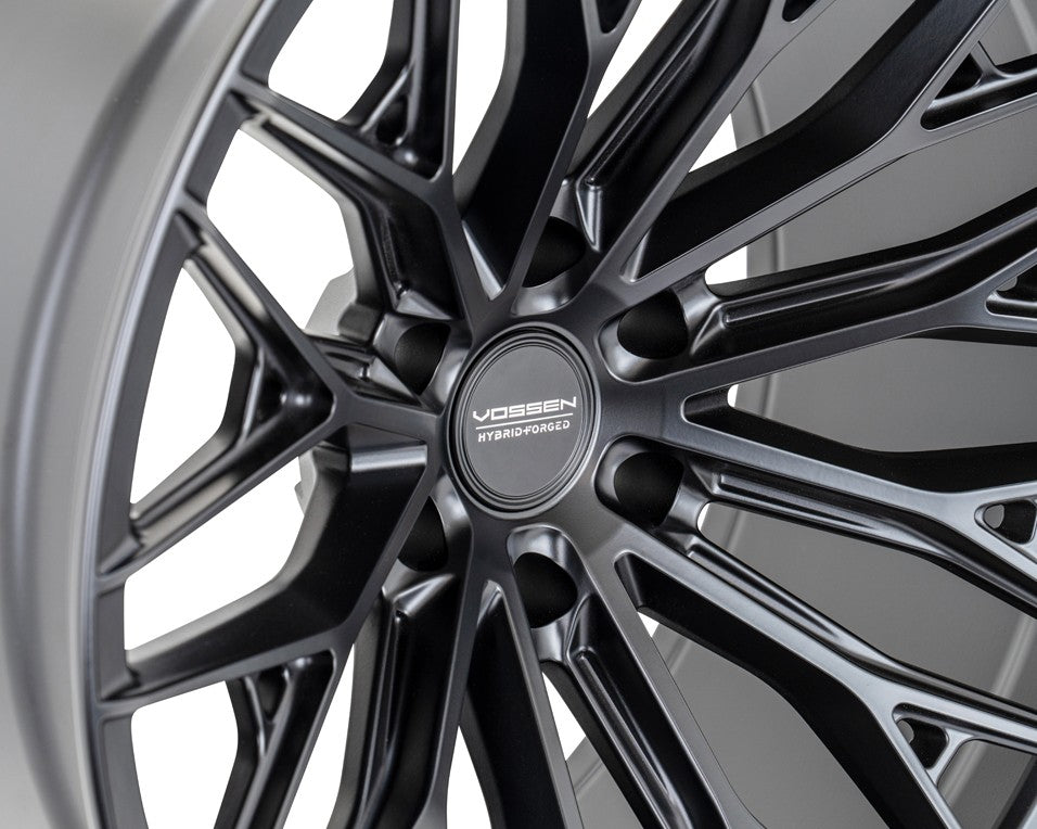 22" Vossen HFX6 Satin Black 22x9.5 Concave Wheels Rims Fits GMC Yukon Denali