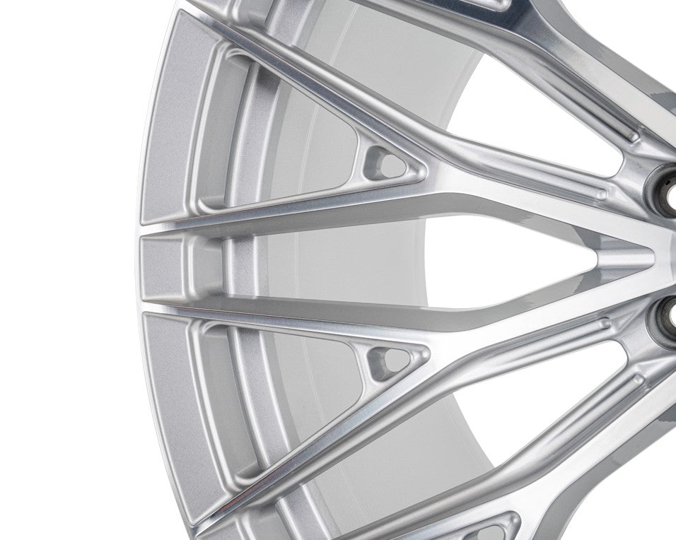 22" Vossen HFX6 Silver Polished 22x9.5 Concave Wheels Rims Fits Chevrolet Tahoe