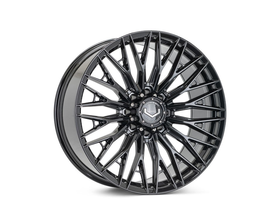 24" Vossen HFX6 Gloss Black 24x10 Concave Wheels Fits GMC Sierra HD 2001-2010
