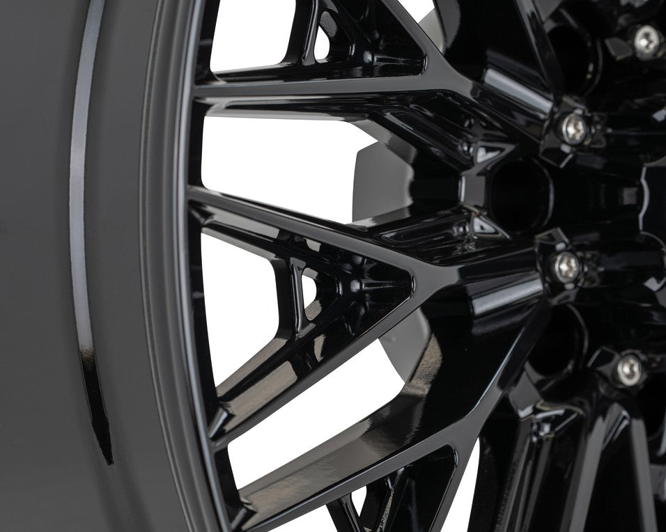 20" Vossen HFX6 Gloss Black 20x9 Wheels Fits Chevy Silverado 2500HD 3500HD