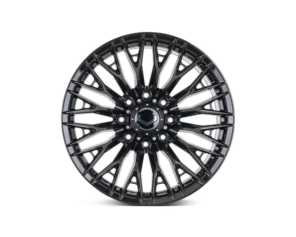 22" Vossen HFX6 Gloss Black 22x12 Concave Wheels Fits GMC Sierra HD 2001-2010
