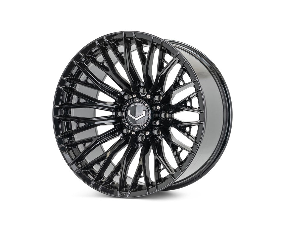 24" Vossen HFX6 Gloss Black 24x12 Concave Wheels Fits Ford F250 F350 Super Duty