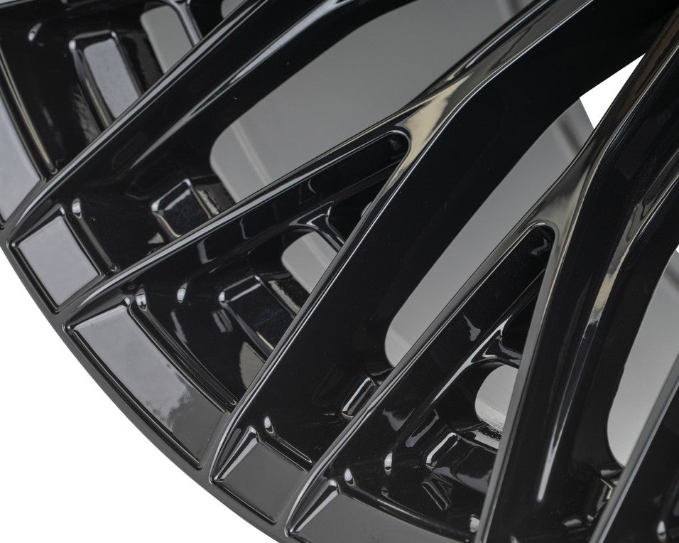 24" Vossen HFX6 Gloss Black 24x12 Concave Wheels Rims Fits Dodge Ram 2500 3500