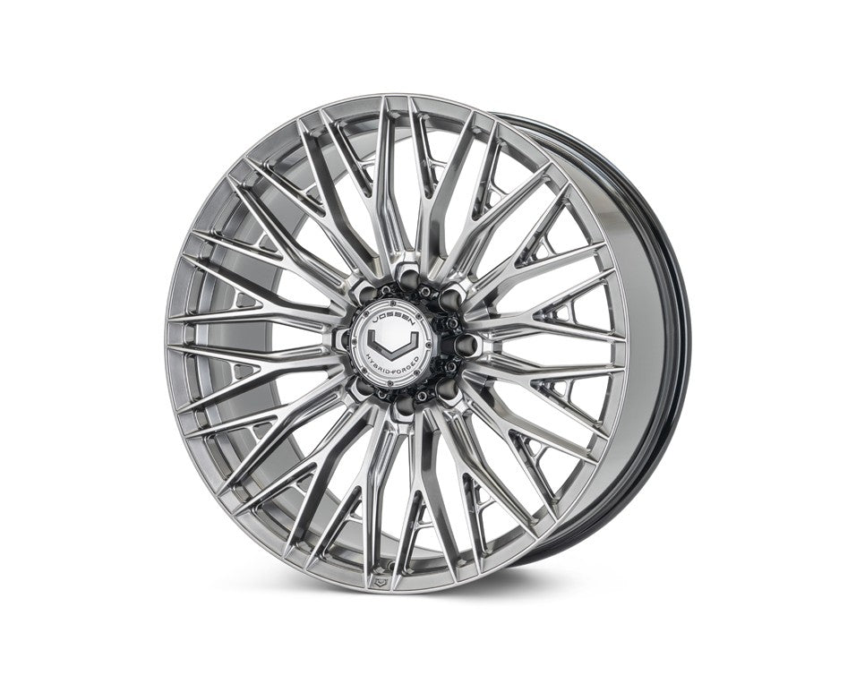 20" Vossen HFX6 Hyper Gunmetal 20x9 Wheels Fits Chevy Silverado HD 2001-2010