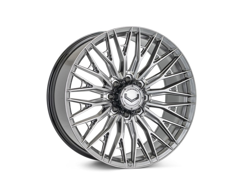 24" Vossen HFX6 Hyper Gunmetal 24x10 Wheels Fits GMC Sierra 2500HD 3500HD