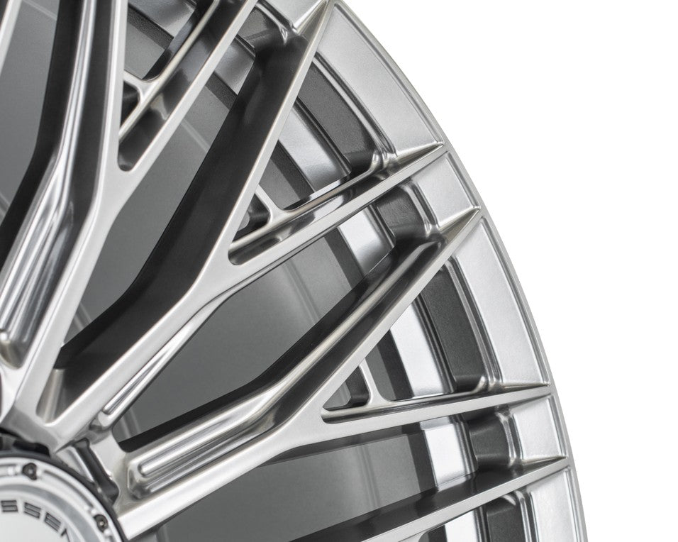 24" Vossen HFX6 Hyper Gunmetal 24x10 Wheels Fits Chevy Silverado HD 2001-2010