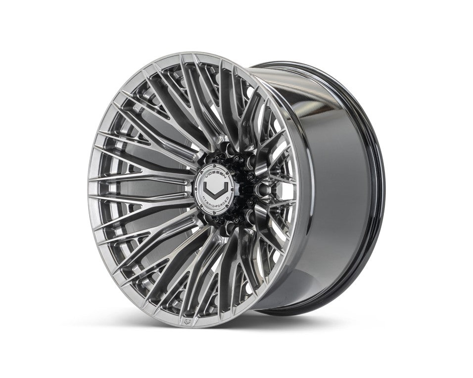 24" Vossen HFX6 Hyper Gunmetal 24x12 Wheels Fits Chevy Silverado HD 2001-2010