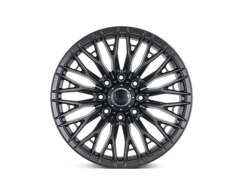 22" Vossen HFX6 Satin Black 22x12 Concave Wheels Rims Fits Dodge Ram 2500 3500