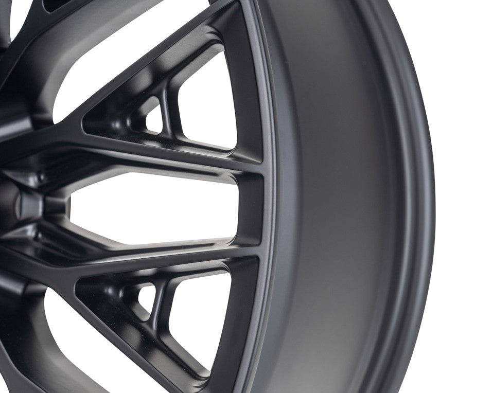 22" Vossen HFX6 Satin Black 22x10 Wheels Fits Chevy Silverado HD 2001-2010