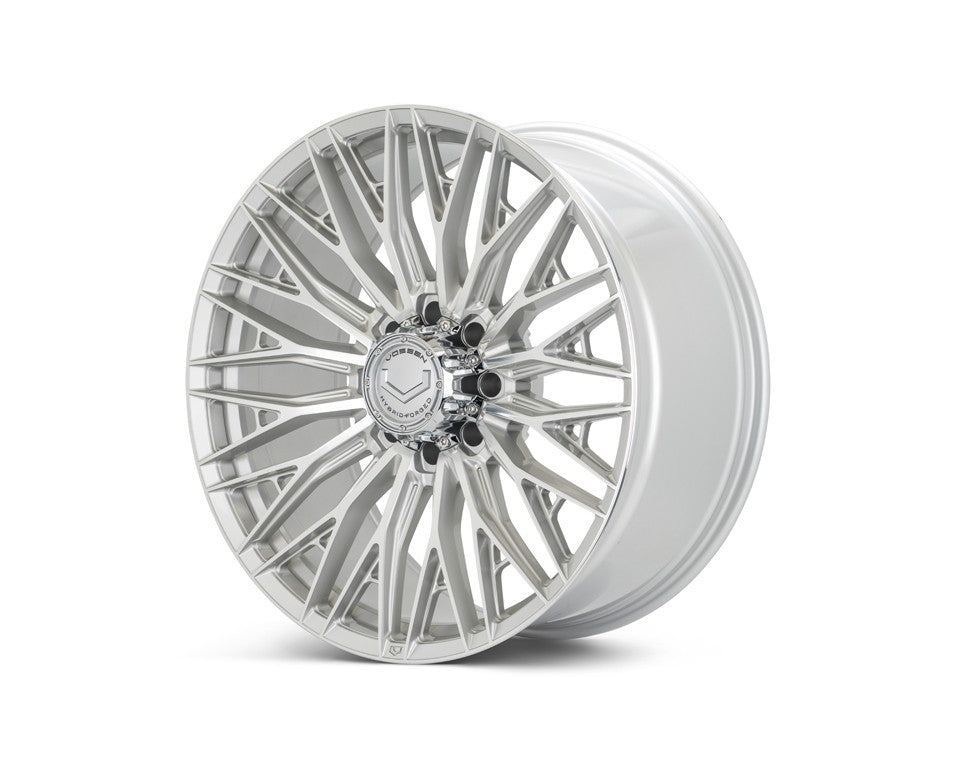24" Vossen HFX6 Silver Polished 24x11 Wheels Fits GMC Sierra HD 2001-2010