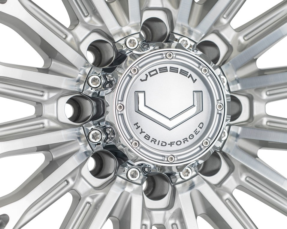 20" Vossen HFX6 Silver Polished 20x9 Wheels Fits Chevy Silverado 2500HD 3500HD