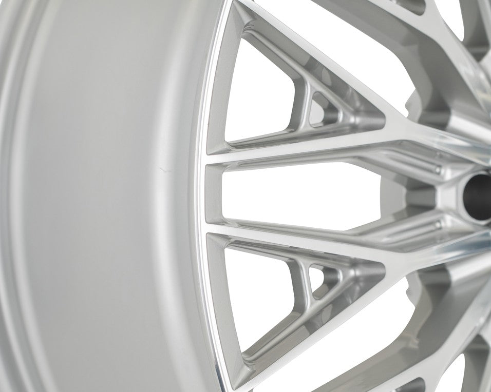 24" Vossen HFX6 Silver Polished 24x11 Concave Wheels Fits Dodge Ram 2500 3500