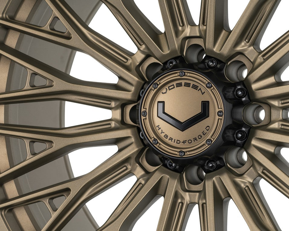 24" Vossen HFX6 Terra Bronze 24x11 Concave Wheels Fits Ford F250 F350 Super Duty