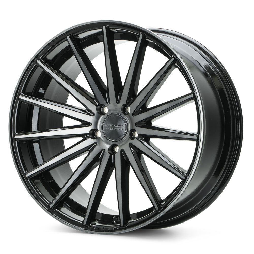 22" Vossen VFS-2 Black 22x9 Forged Concave Wheels Rims Fits Bentley Continental