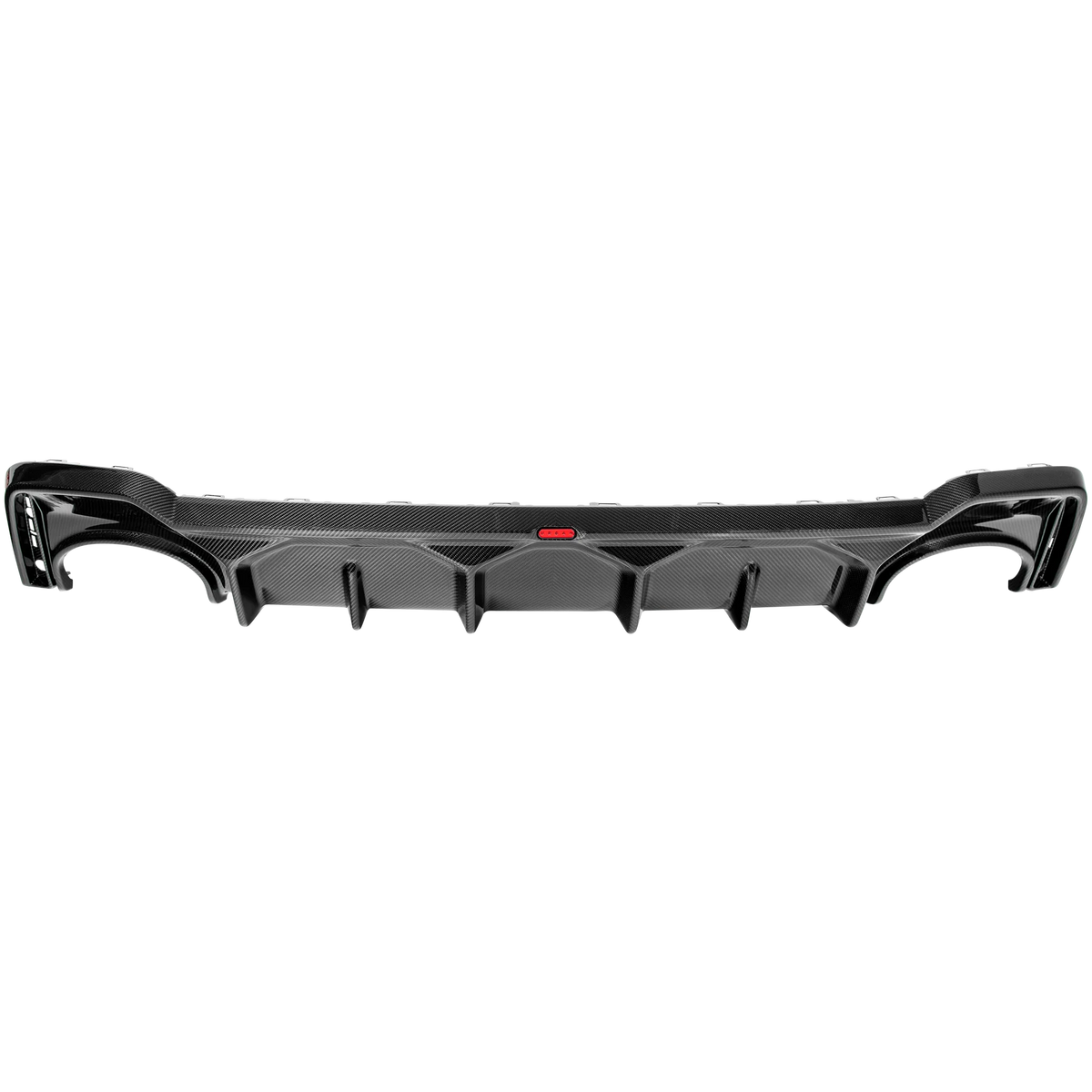 Urban carbon fiber rear diffuser on Audi RS6 C8