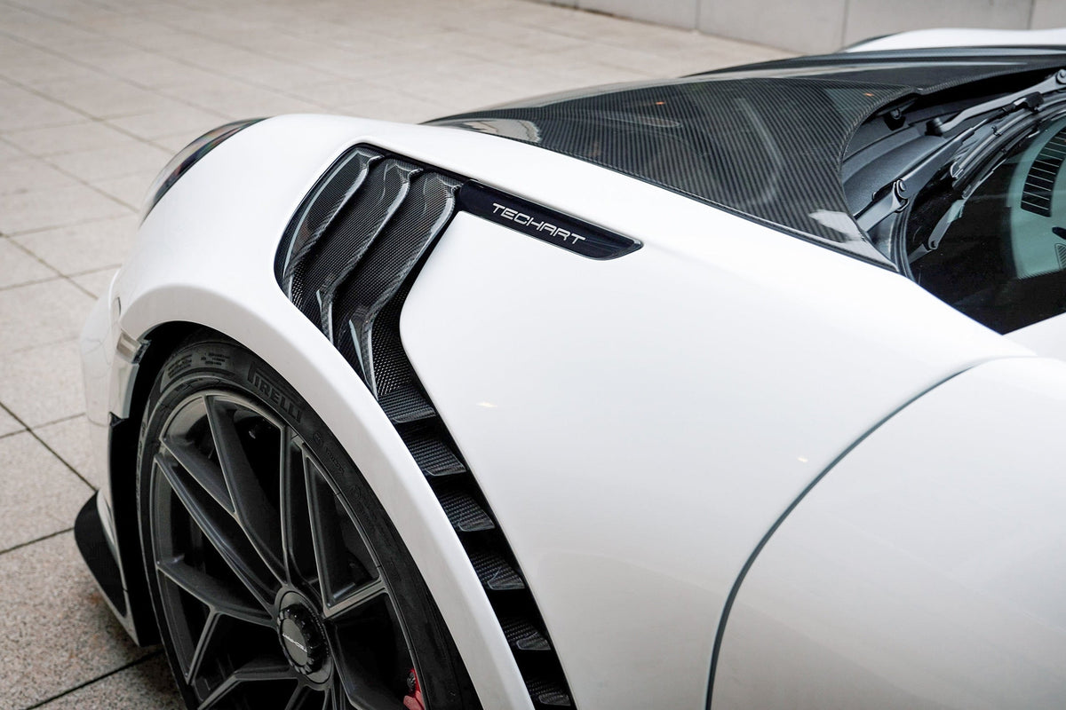 TECHART aerodynamic front fenders on Porsche 911 GT3 Touring 992