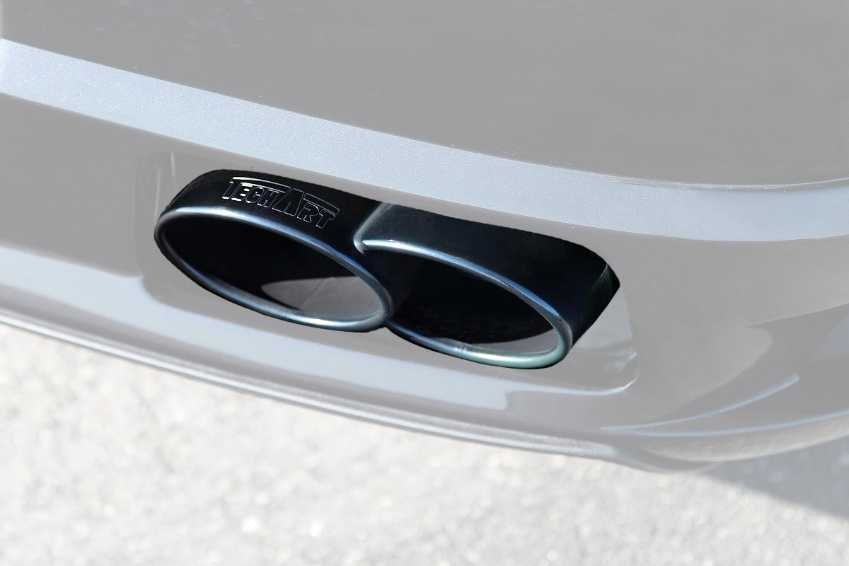 TECHART black chrome tail pipes for Porsche 911 997