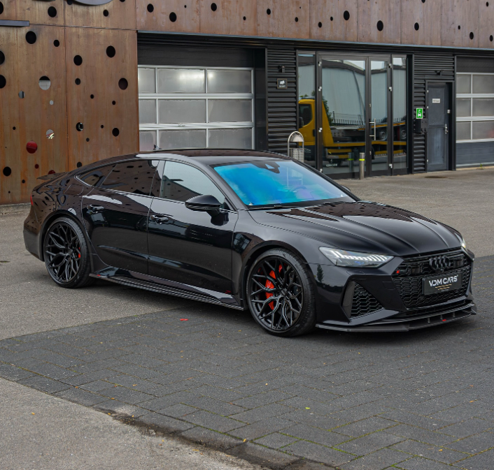 Audi RS7 C8 with Urban Automotive visual carbon fiber aero kit