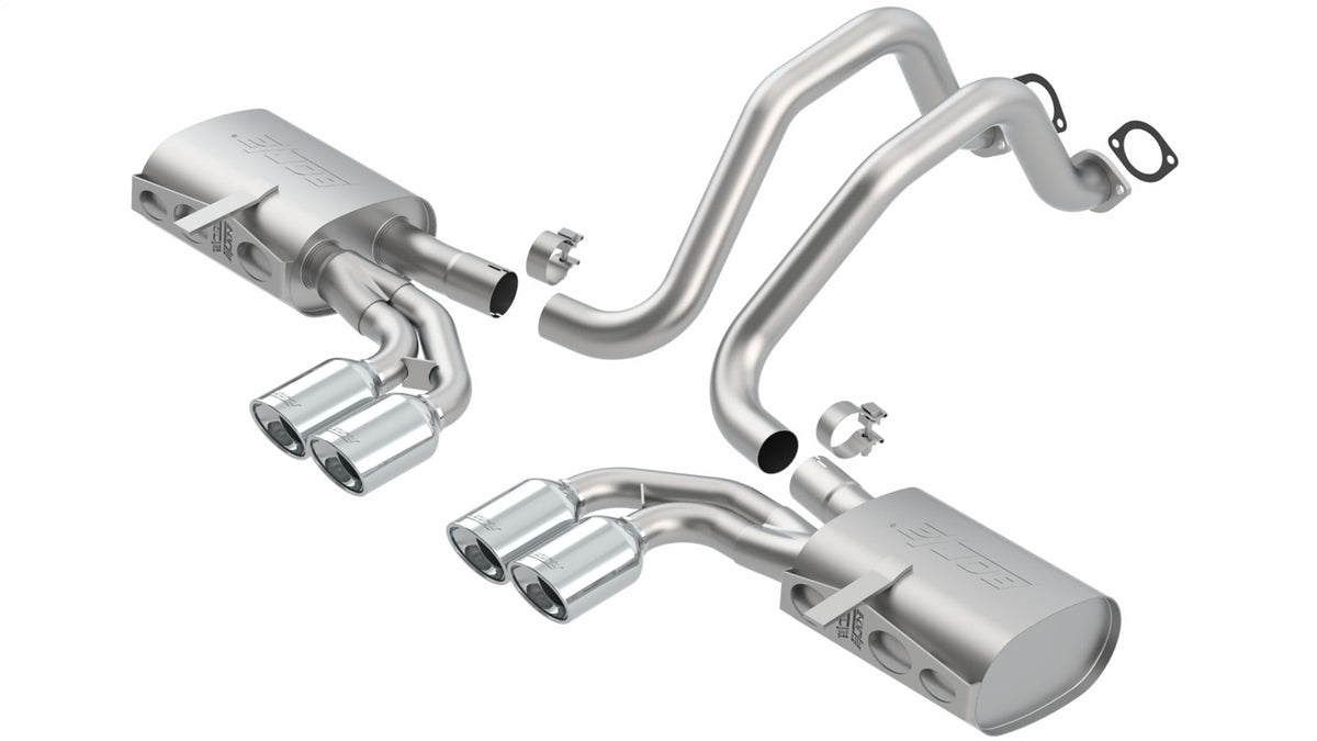 Borla 140426 Touring Cat-Back Exhaust System Fits 97-04 Corvette