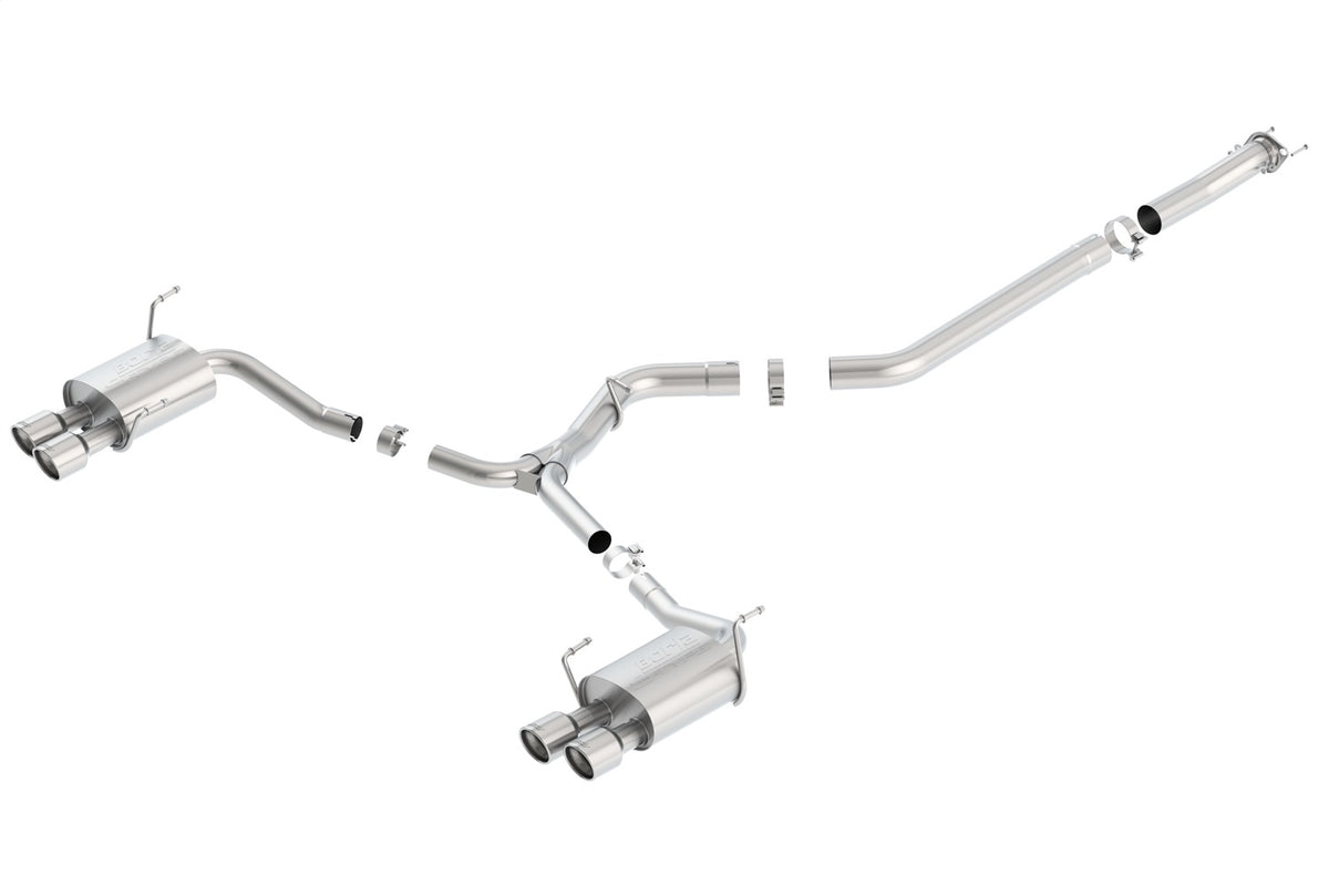 Borla 140595 S-Type Cat-Back Exhaust System Fits 15-21 WRX WRX STI